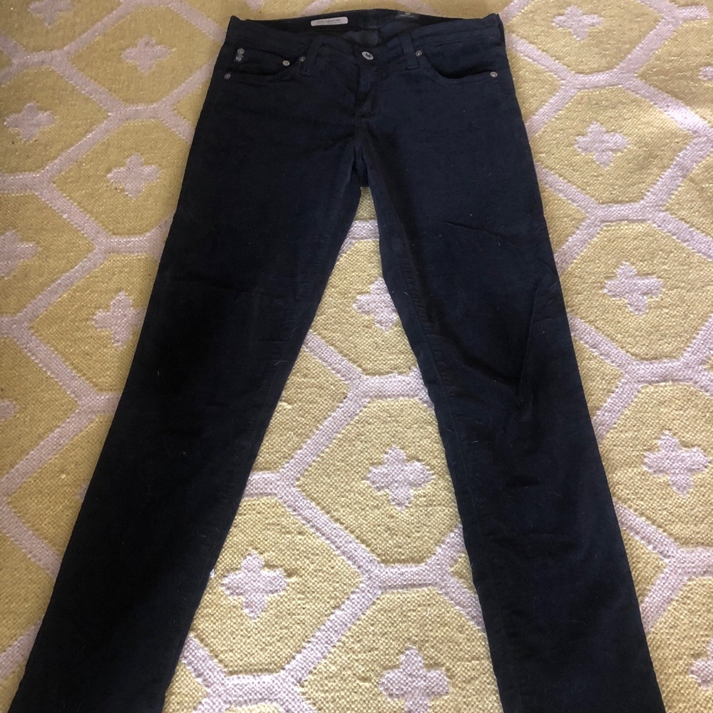 AG Black Velvet Jeans